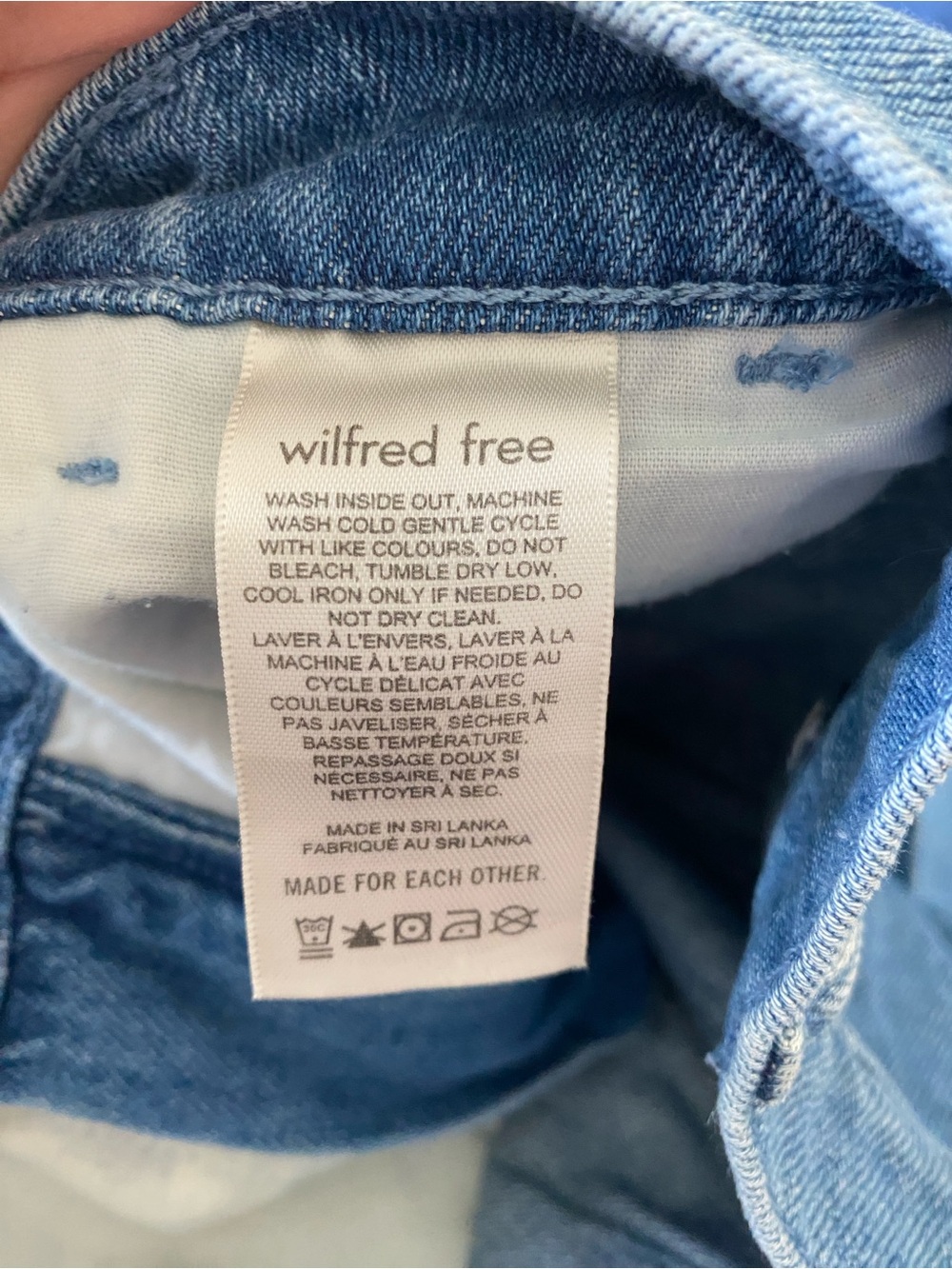 Wilfred Free Detour High Waisted Jeans Size 8 - Picture 11 of 15